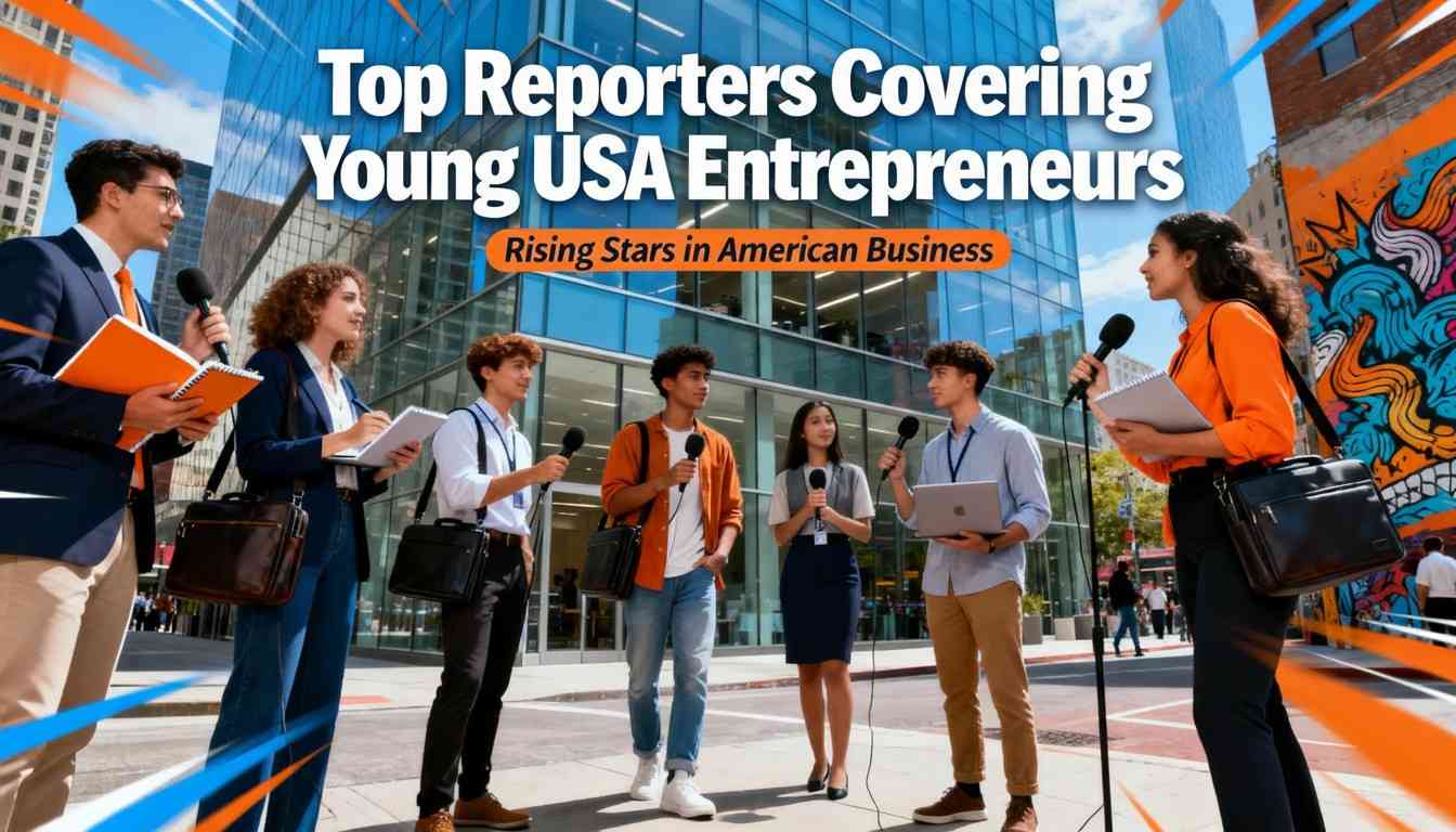 Leading reporters who tend to cover young entrepreneurs across the USA