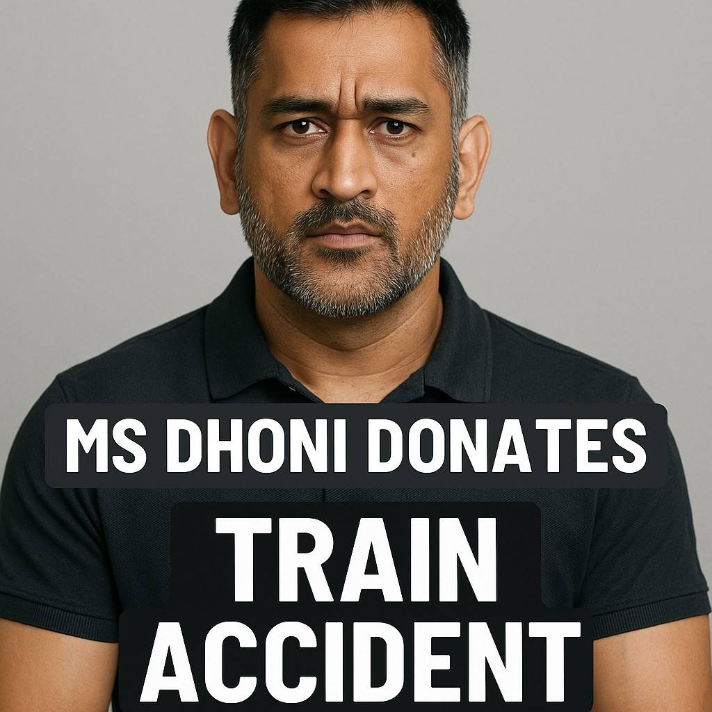 MS Dhoni Donation Train Accident: Truth Behind the Viral Rumors
